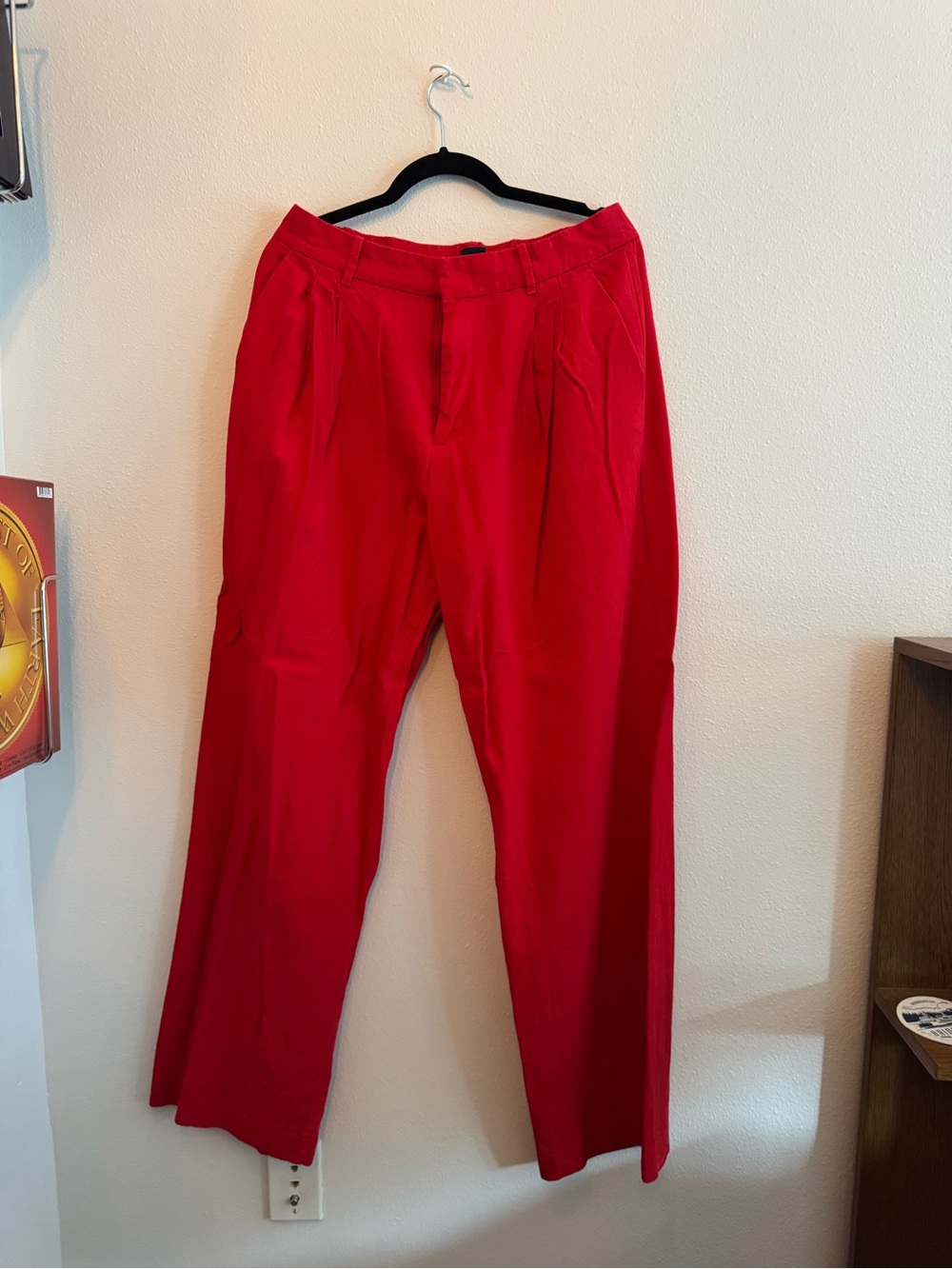 365 High Rise Linen-Blend Trousers